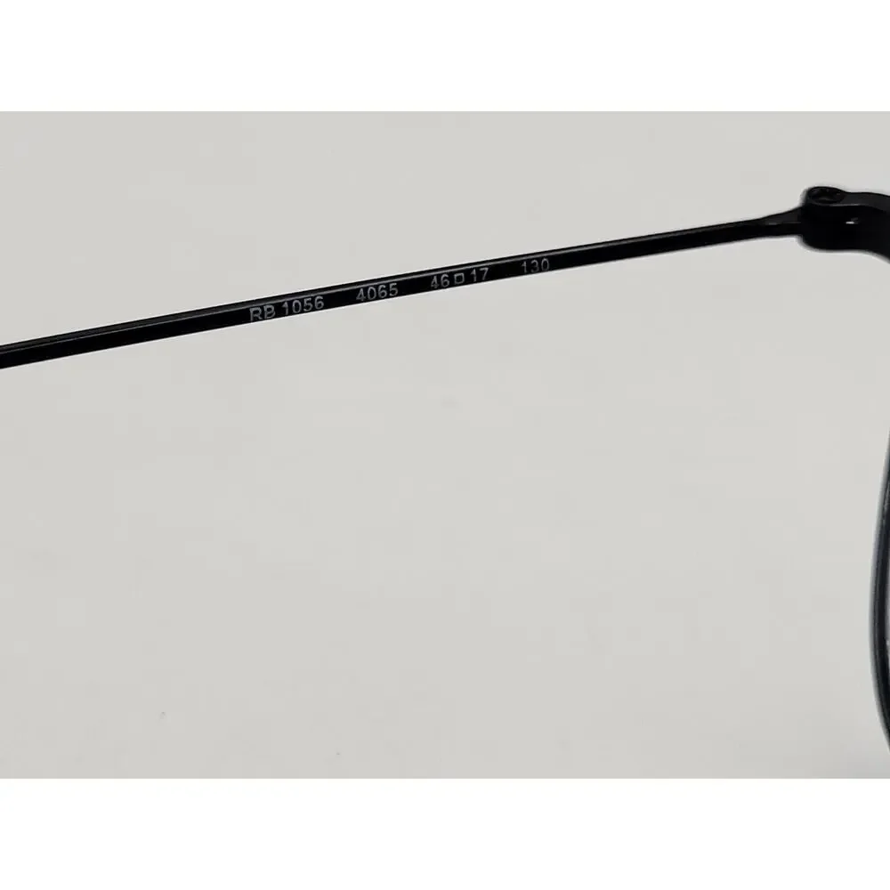 RAY-BAN Junior RB 1056 4065 Black Authentic Eyeglasses W/Case 46-17